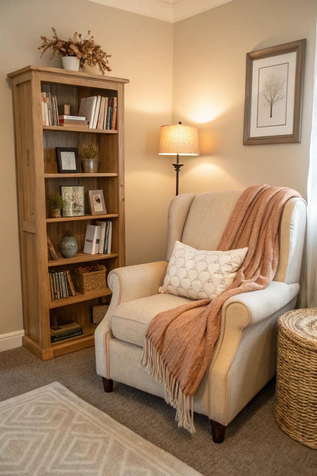 A dedicated nook for quiet moments.