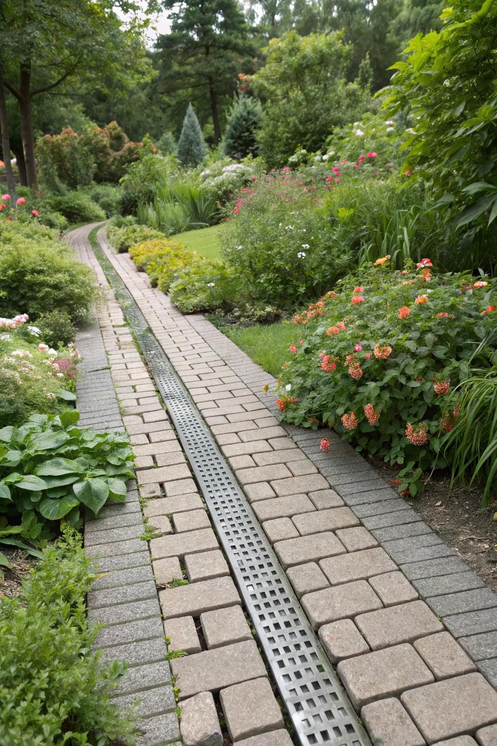 Permeable pavers are perfect for eco-conscious designs.
