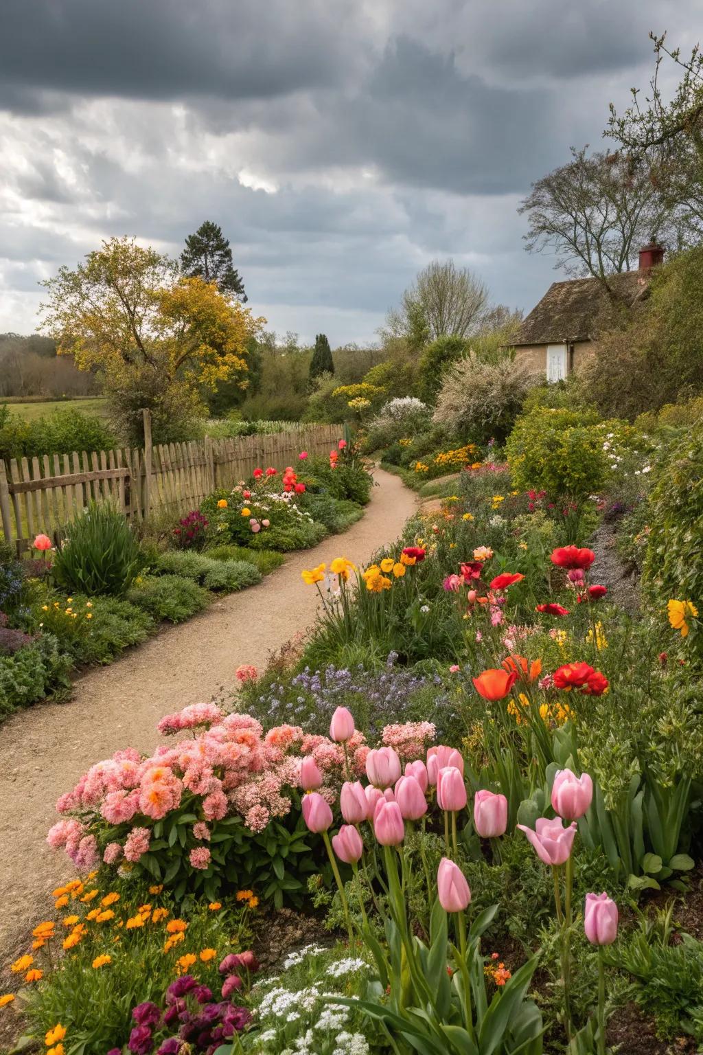 Seasonal blooms ensuring year-round color.