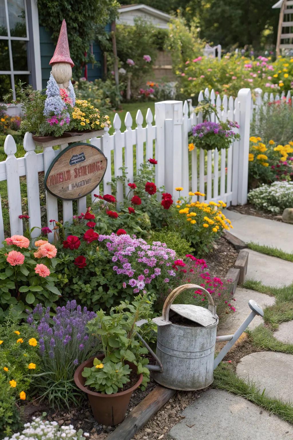 A garden that reflects personal style and love.