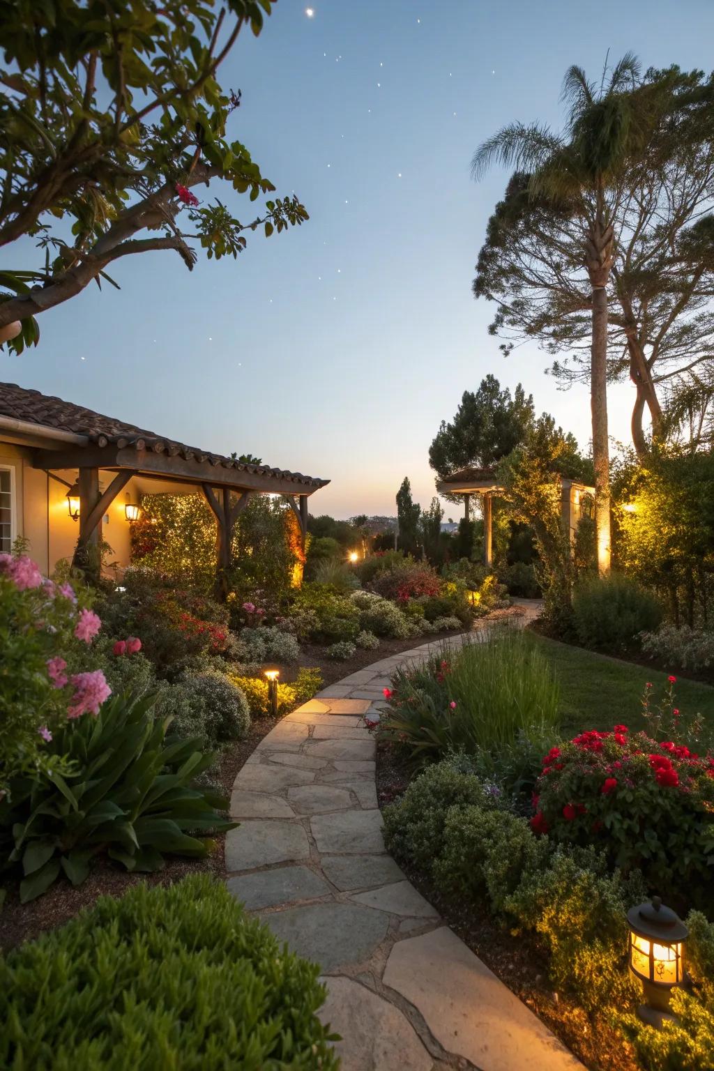 Enhance your garden's beauty and functionality with elegant outdoor lighting.
