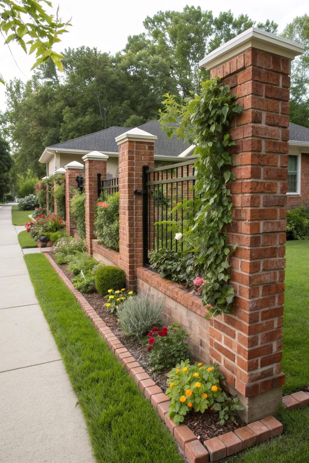 Turn your fence into a living wall with a vertical garden.
