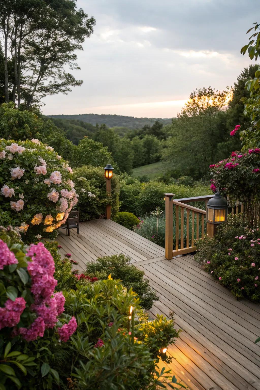 Seamless landscaping integration enhances natural beauty.