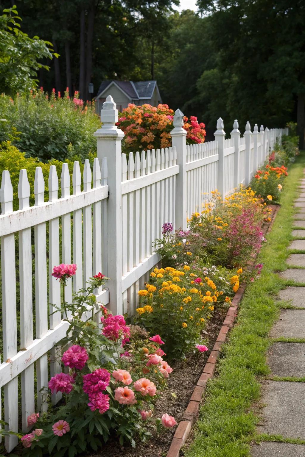 Traditional vertical slats offer timeless charm.