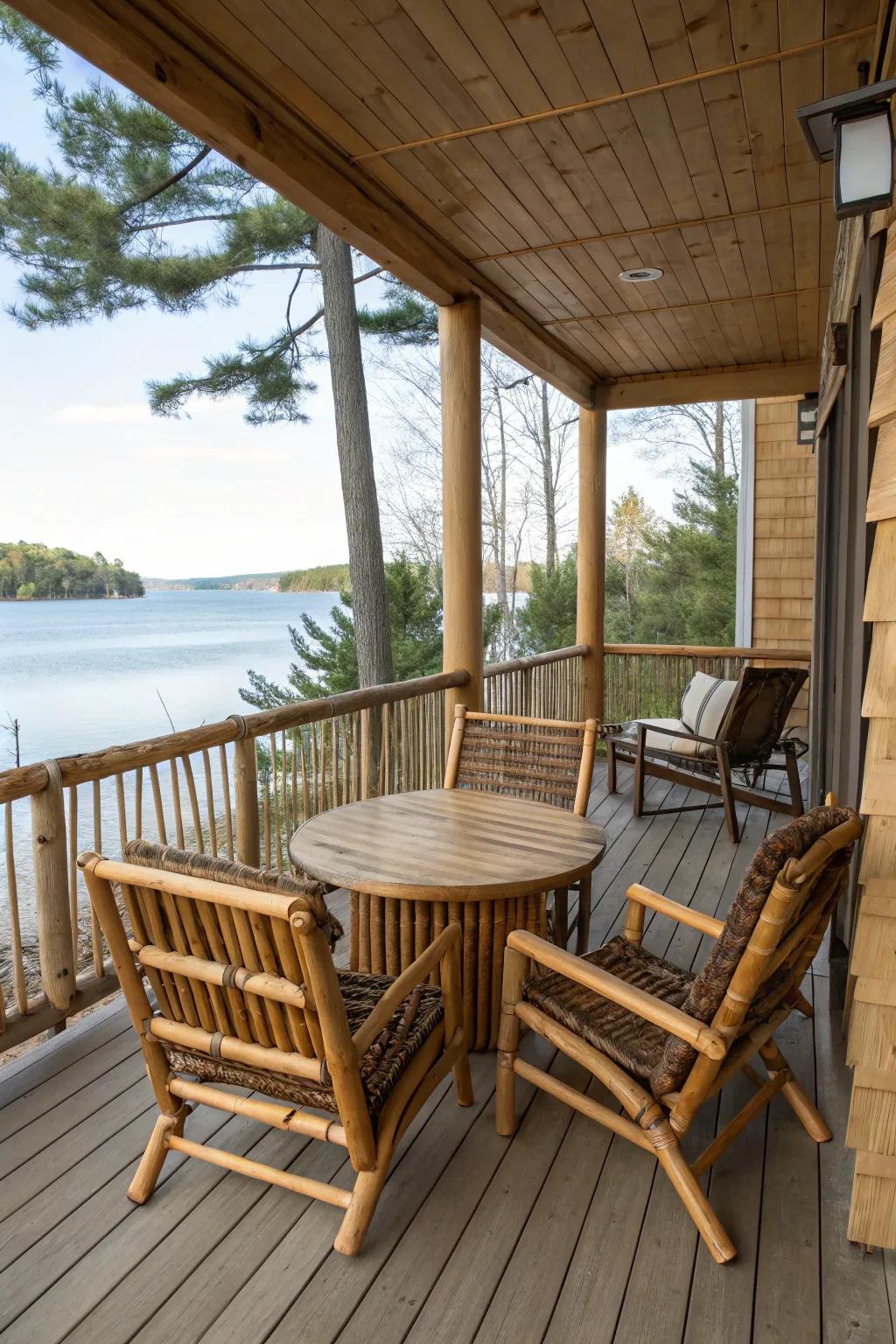 Eco-friendly materials enhance sustainability and style.