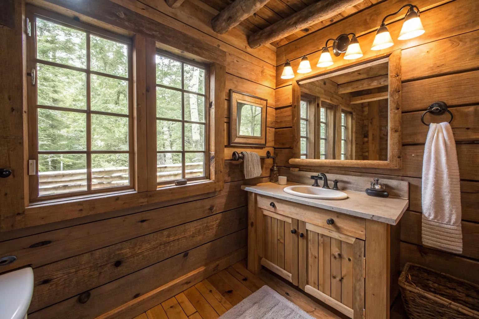 19+ Cozy Cabin Bathroom Decor Ideas Cozy Cabin Bathroom Decor