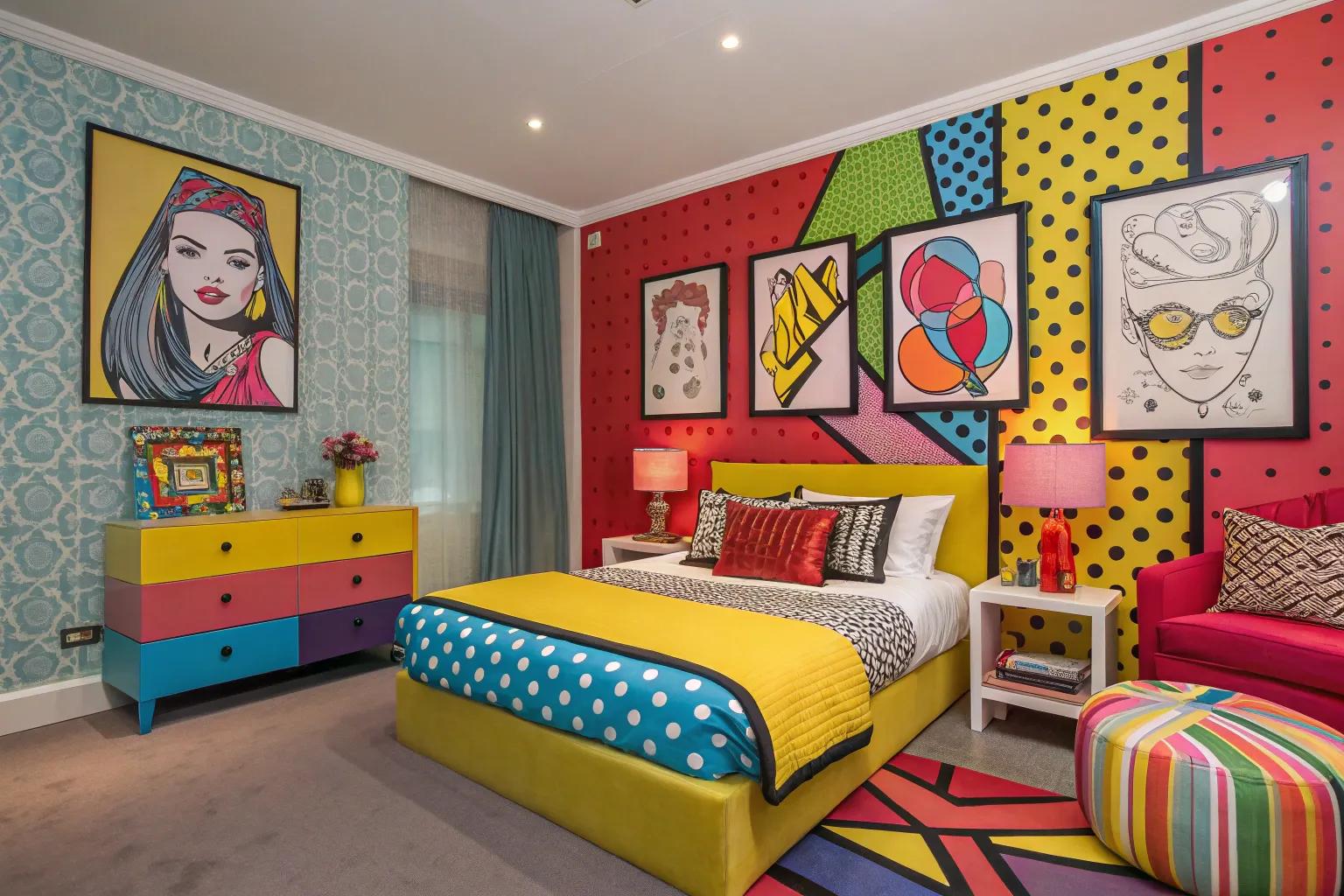 19+ Creative Pop Art Bedroom Ideas You’ll Love