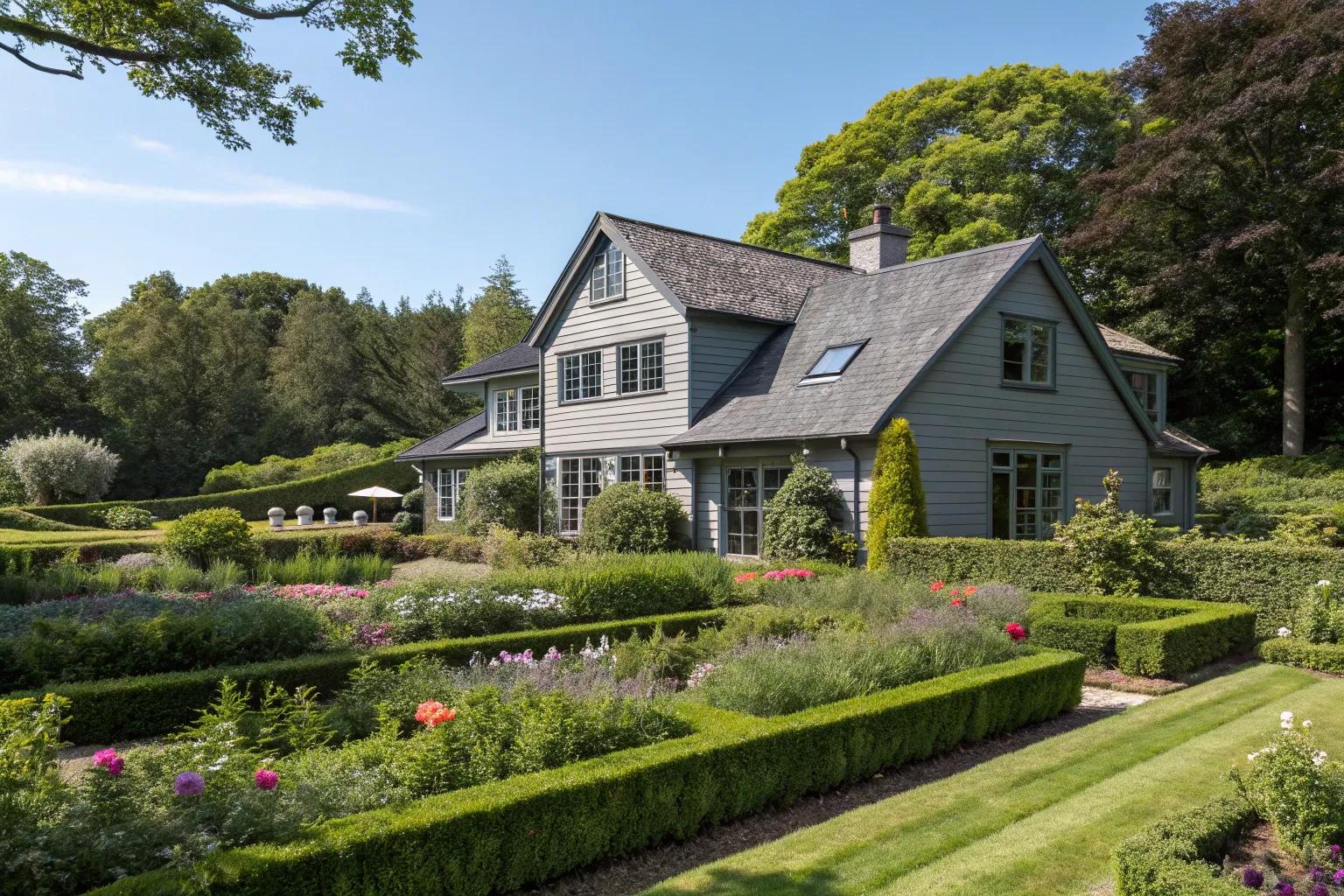 20+ Stunning Grey House Exterior Ideas