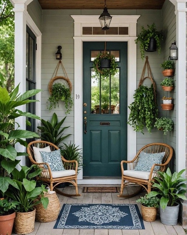 20 Boho Style Front Porch Ideas to Try for a Free-Spirited Vibe
