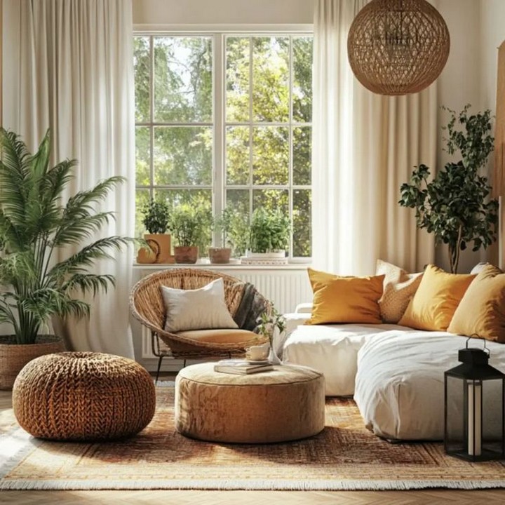 Chic Boho Living Room Ideas to Transform Your Space into a Dreamy Sanctuary