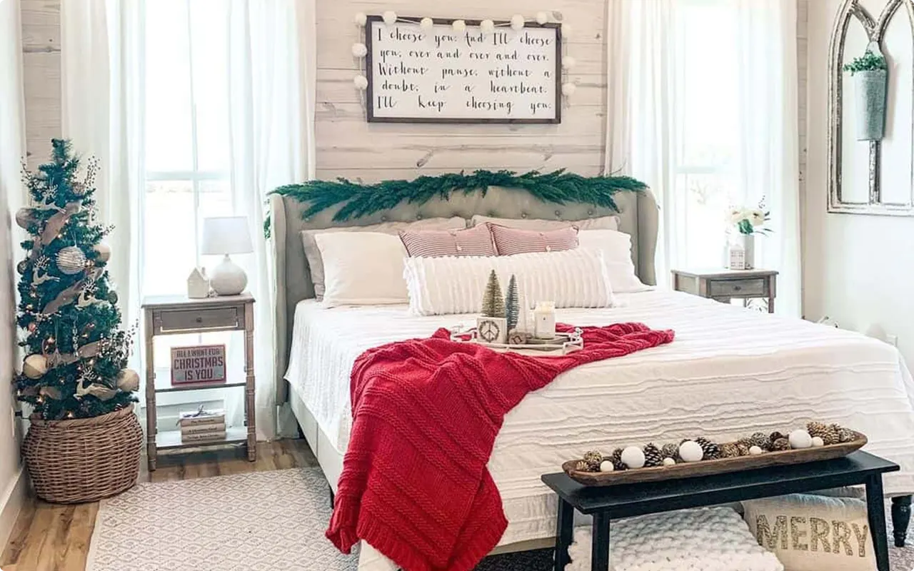 Cheerful Christmas Bedroom Decor Ideas to Make Your Holidays Magical