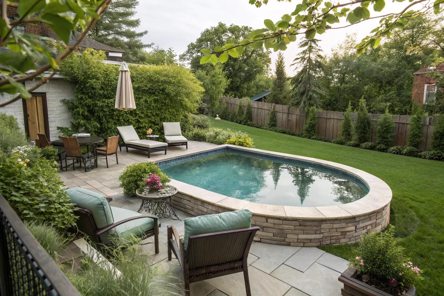 14+ Creative Above Ground Plunge Pool Ideas
