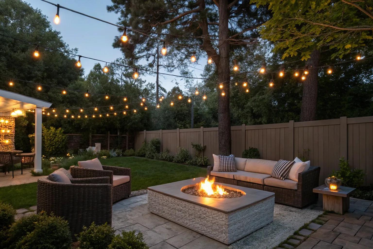 21+ Cozy Backyard Corner Fire Pit Ideas