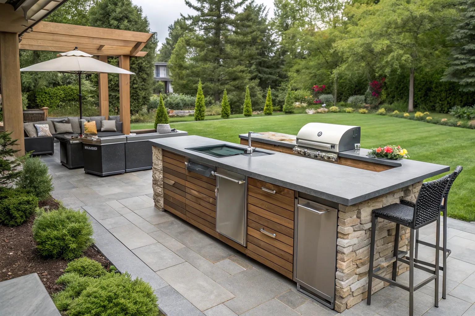 Inspiring BBQ Island Countertop Ideas to Transform Your Outdoor Space Inspiring BBQ Island Countertop Ideas to Transform Your Outdoor Space