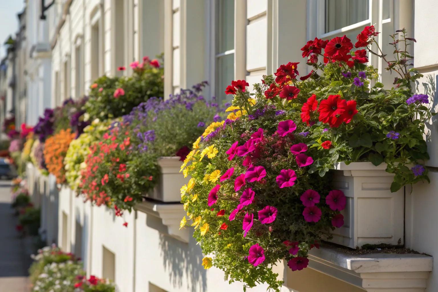 16+ Best Flowers for Full Sun Window Boxes