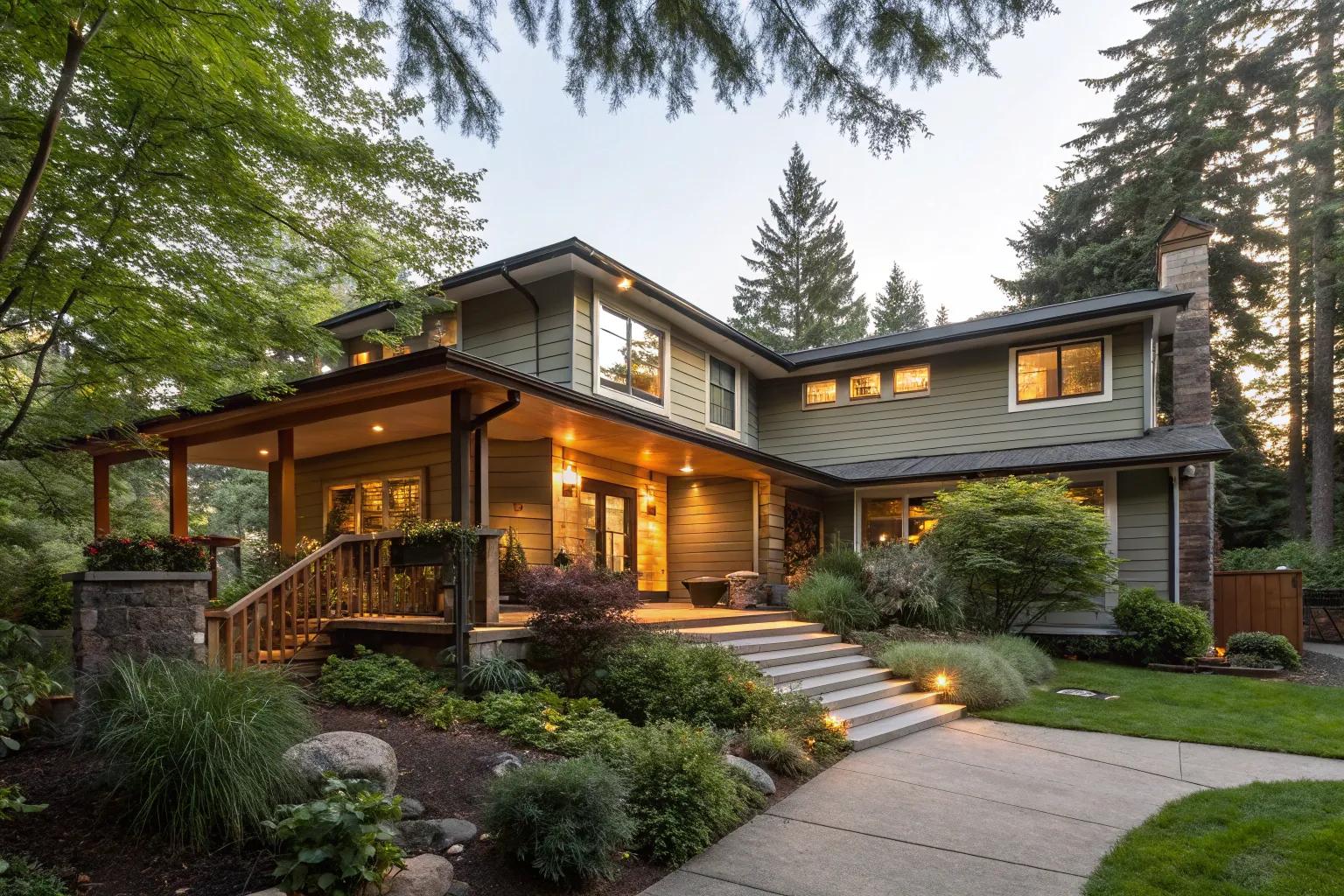 Charming Bi-Level House Front Porch Ideas to Inspire Your Home Makeover