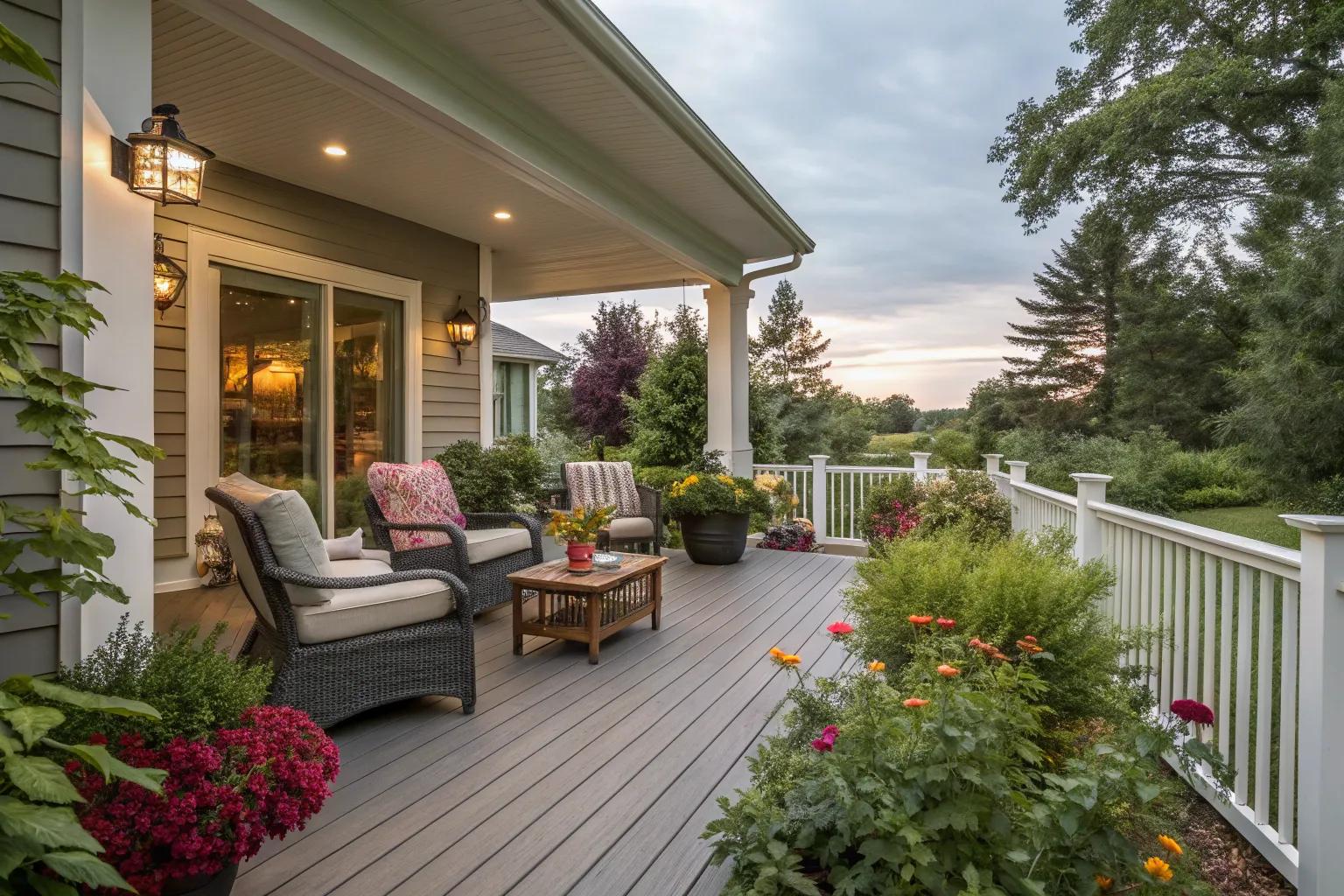 Stylish Composite Decking Front Porch Ideas for a Stunning Home Upgrade