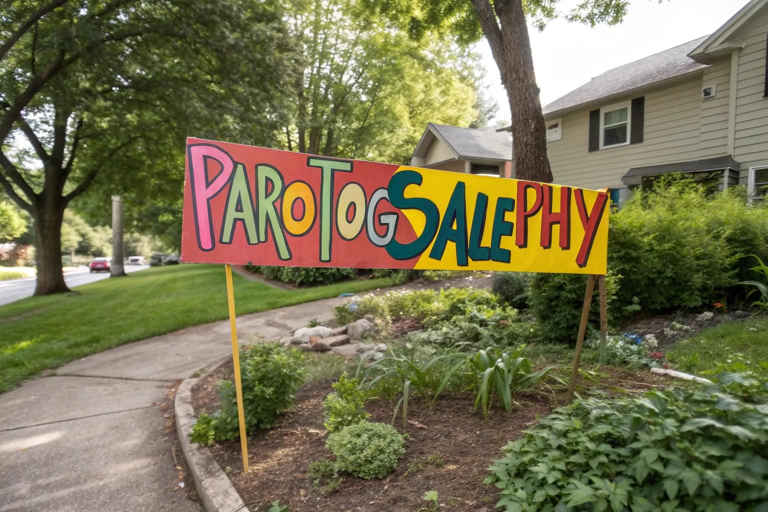 Creative Yard Sale Sign Ideas That Will Make You Smile