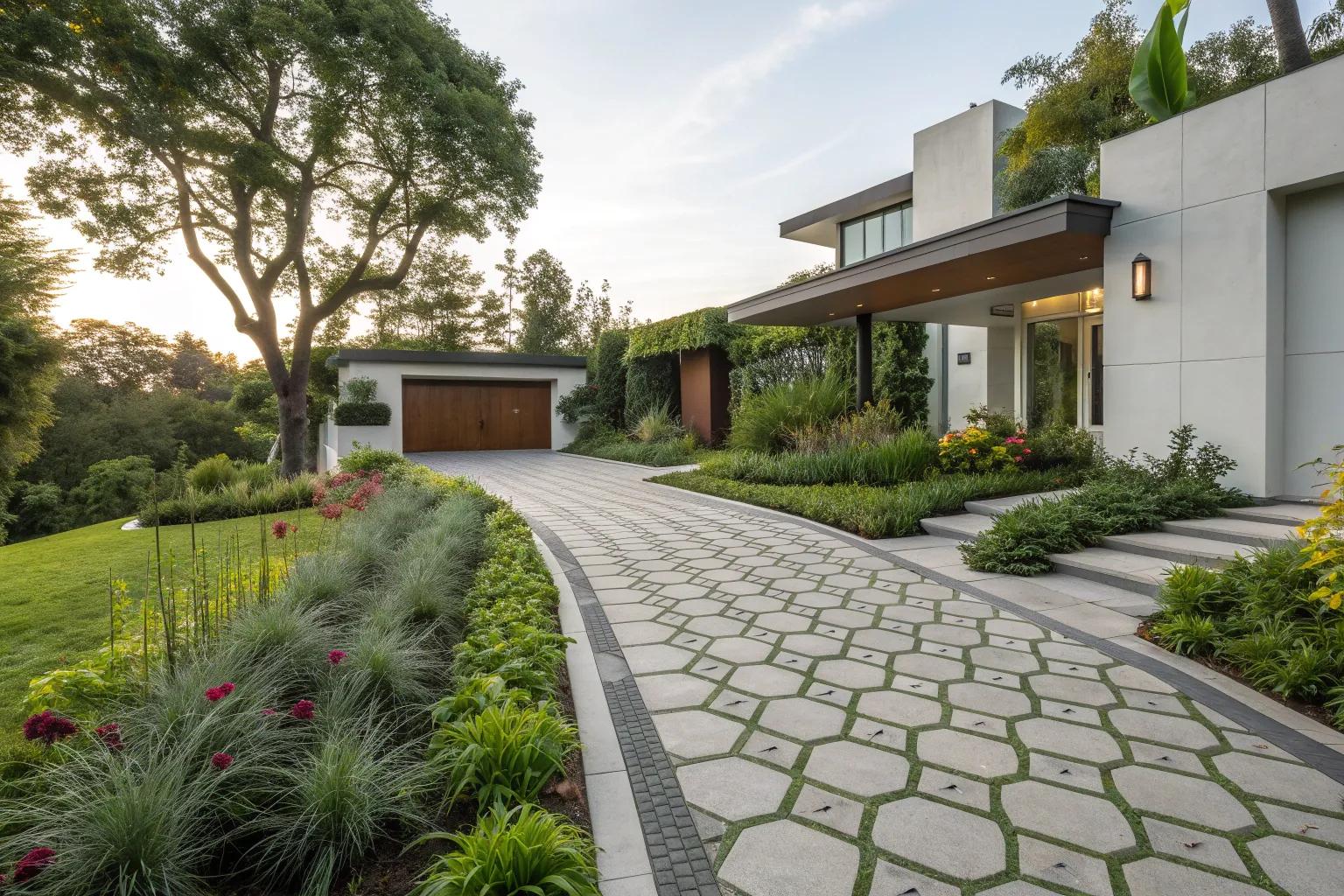 Stunning Driveway Pattern Ideas to Inspire Your Home Upgrade Stunning Driveway Pattern Ideas to Inspire Your Home Upgrade