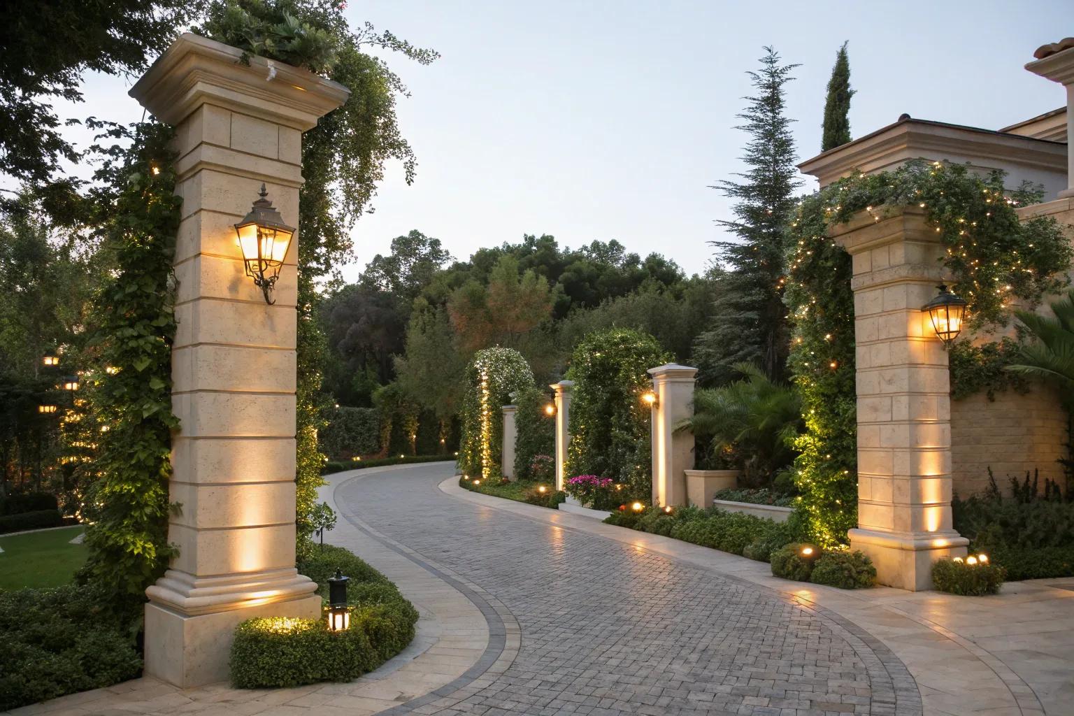 Inspiring Driveway Pillar Ideas to Transform Your Home’s Curb Appeal
