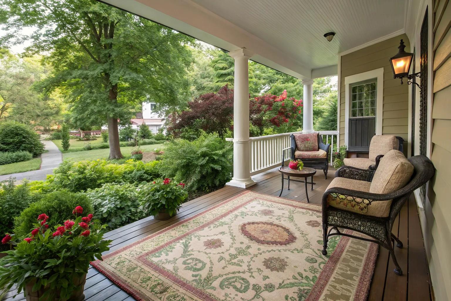Stylish Front Porch Rug Ideas to Refresh Your Outdoor Space Stylish Front Porch Rug Ideas to Refresh Your Outdoor Space