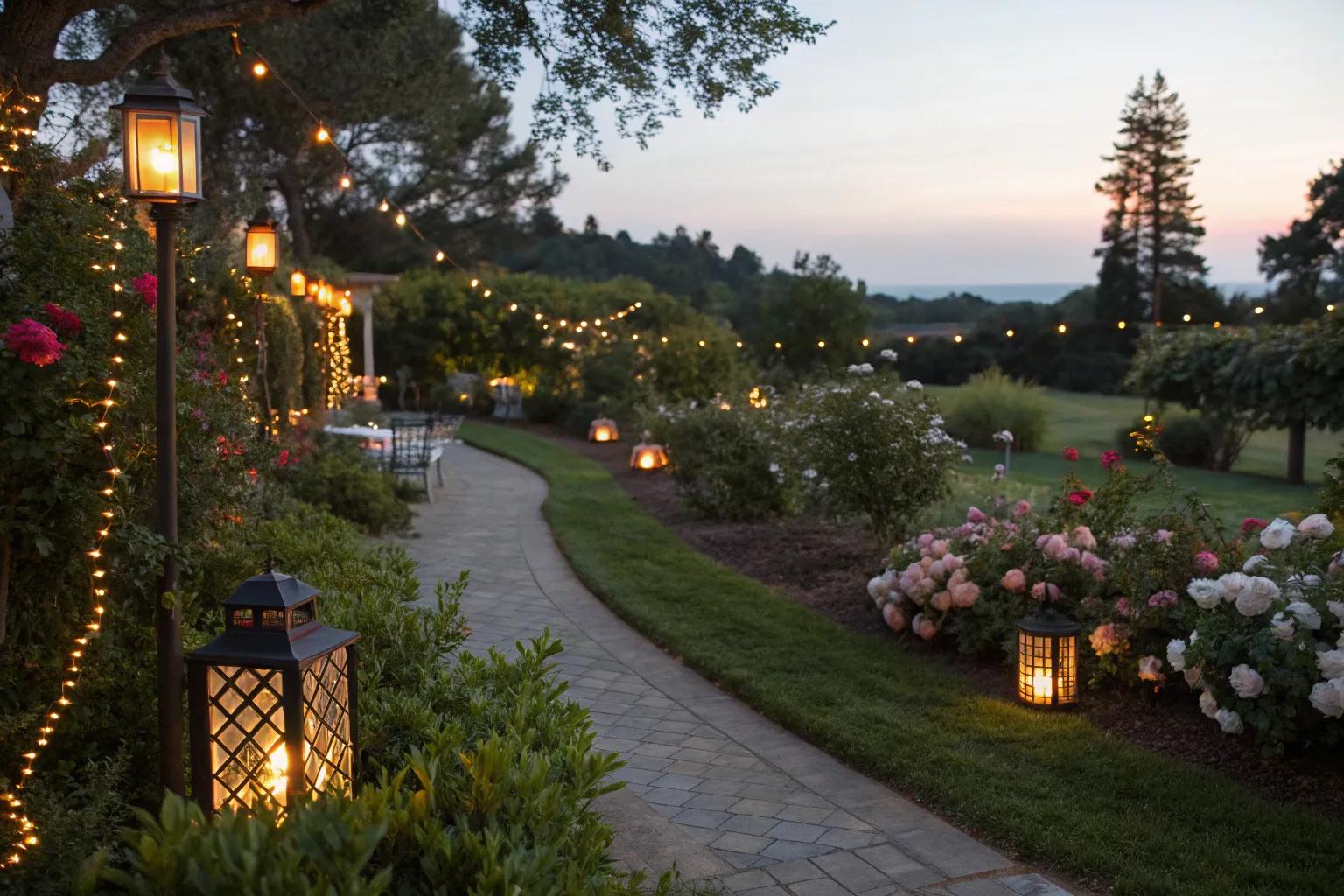 16+ Creative Garden Lights Ideas for Your Outdoor Space
