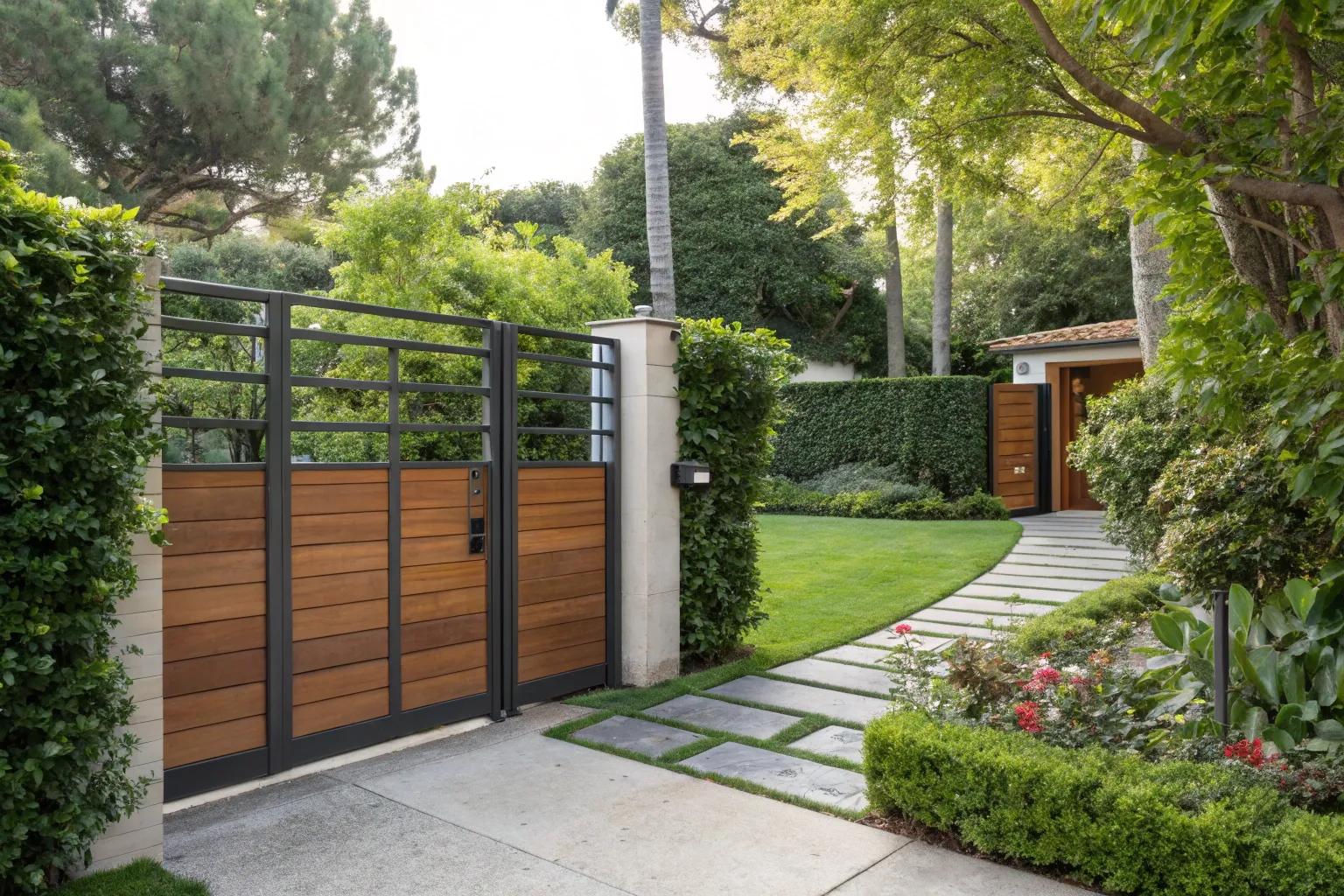 14+ Inspiring Gate Construction Design Ideas