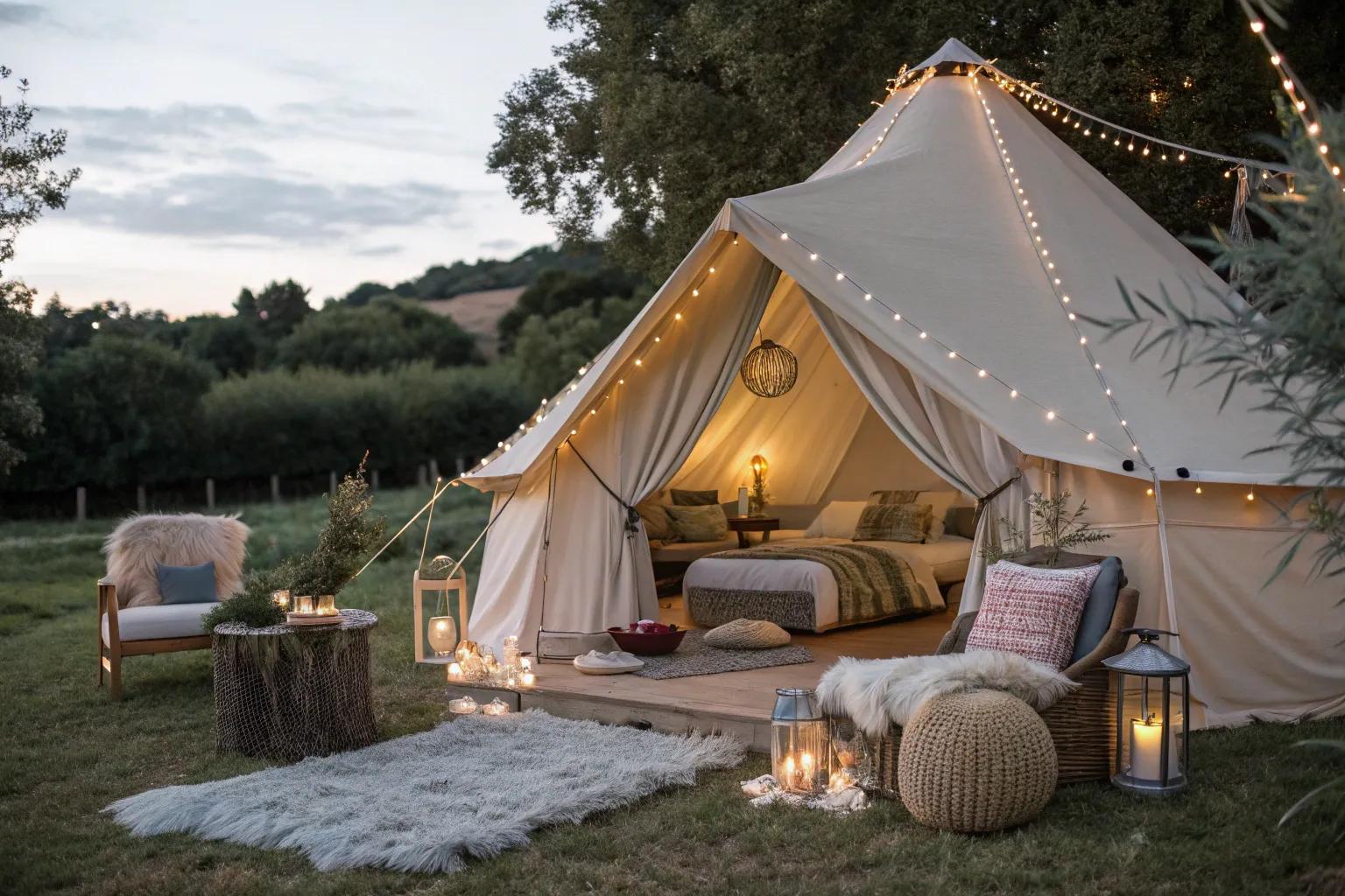 Creative Glamping Ideas to Transform Your Backyard into a Cozy Escape