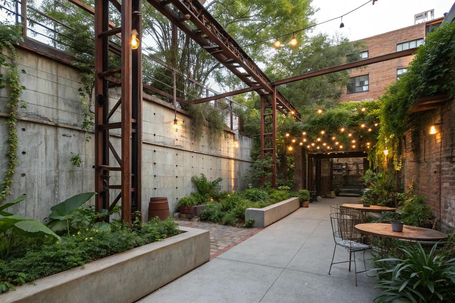 Inspiring Industrial Backyard Design Ideas for a Unique Outdoor Space