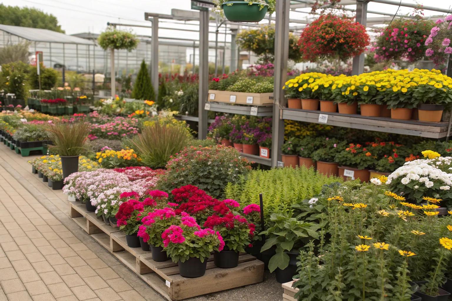 Creative and Inspiring Garden Center Display Ideas