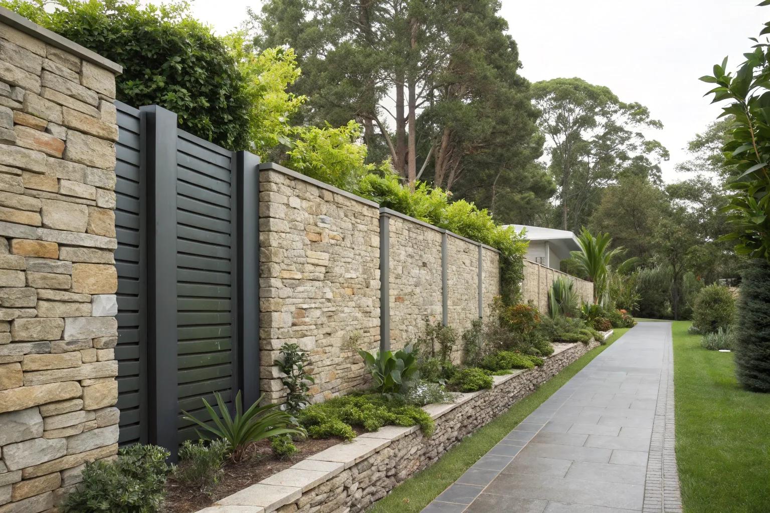 Stylish Modern Boundary Wall Design Ideas for a Sleek Look