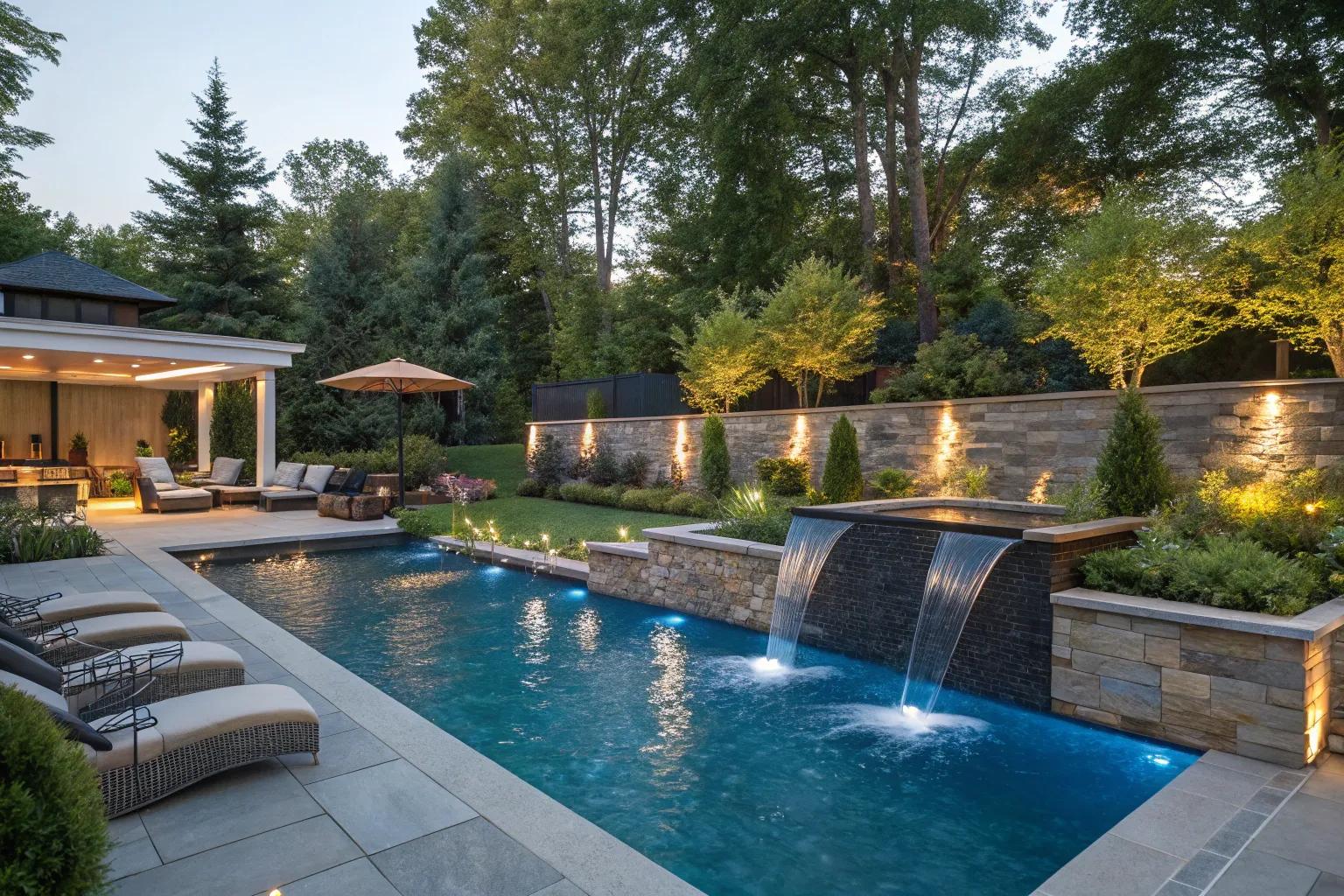 Stylish Modern Pool Water Features to Transform Your Backyard Stylish Modern Pool Water Features to Transform Your Backyard