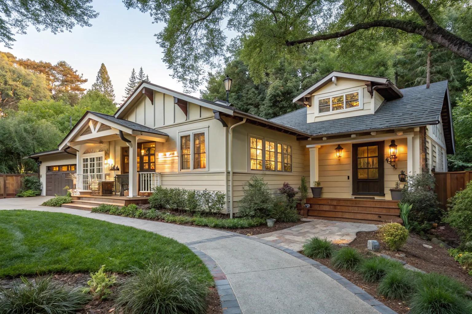 Inspiring One-Story House Exterior Design Ideas Inspiring One-Story House Exterior Design Ideas