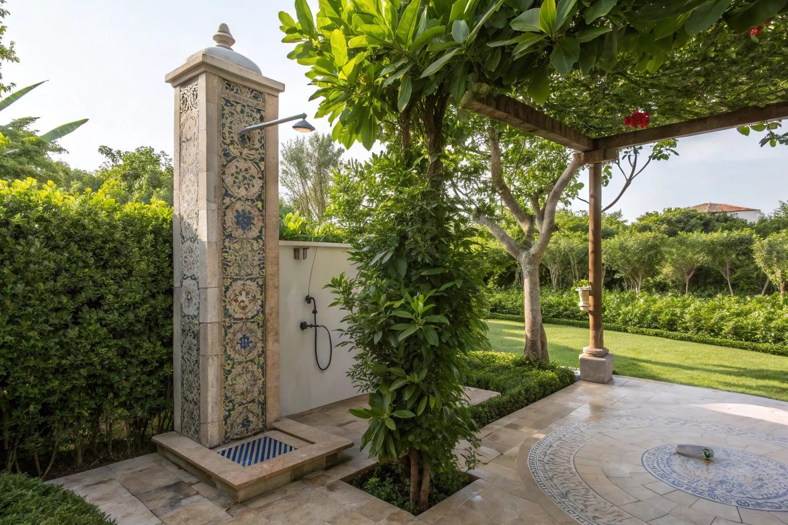 14+ Stunning Outdoor Shower Tile Ideas 14+ Stunning Outdoor Shower Tile Ideas