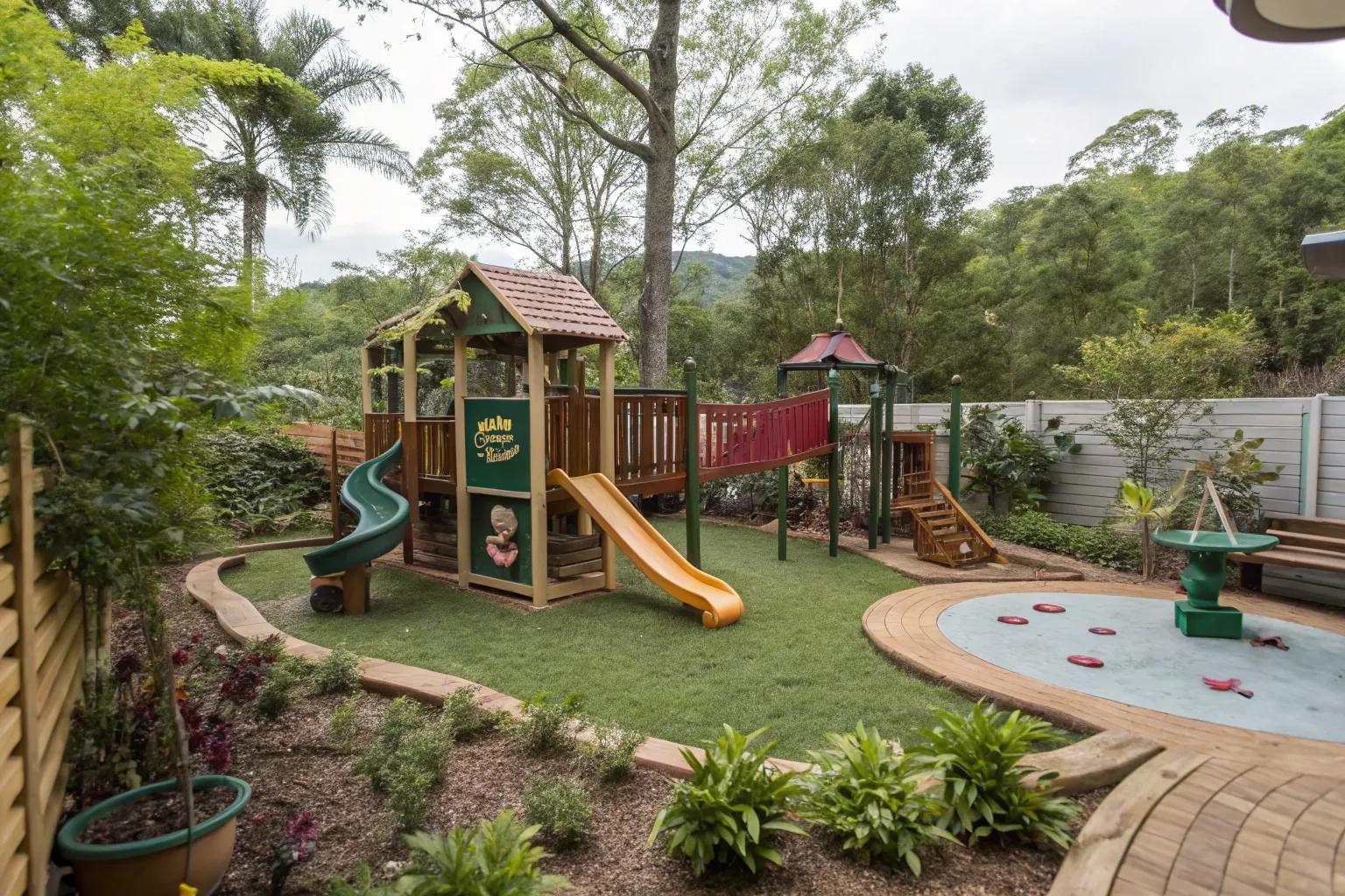 Creative and Fun Playground Ideas for Small Backyards