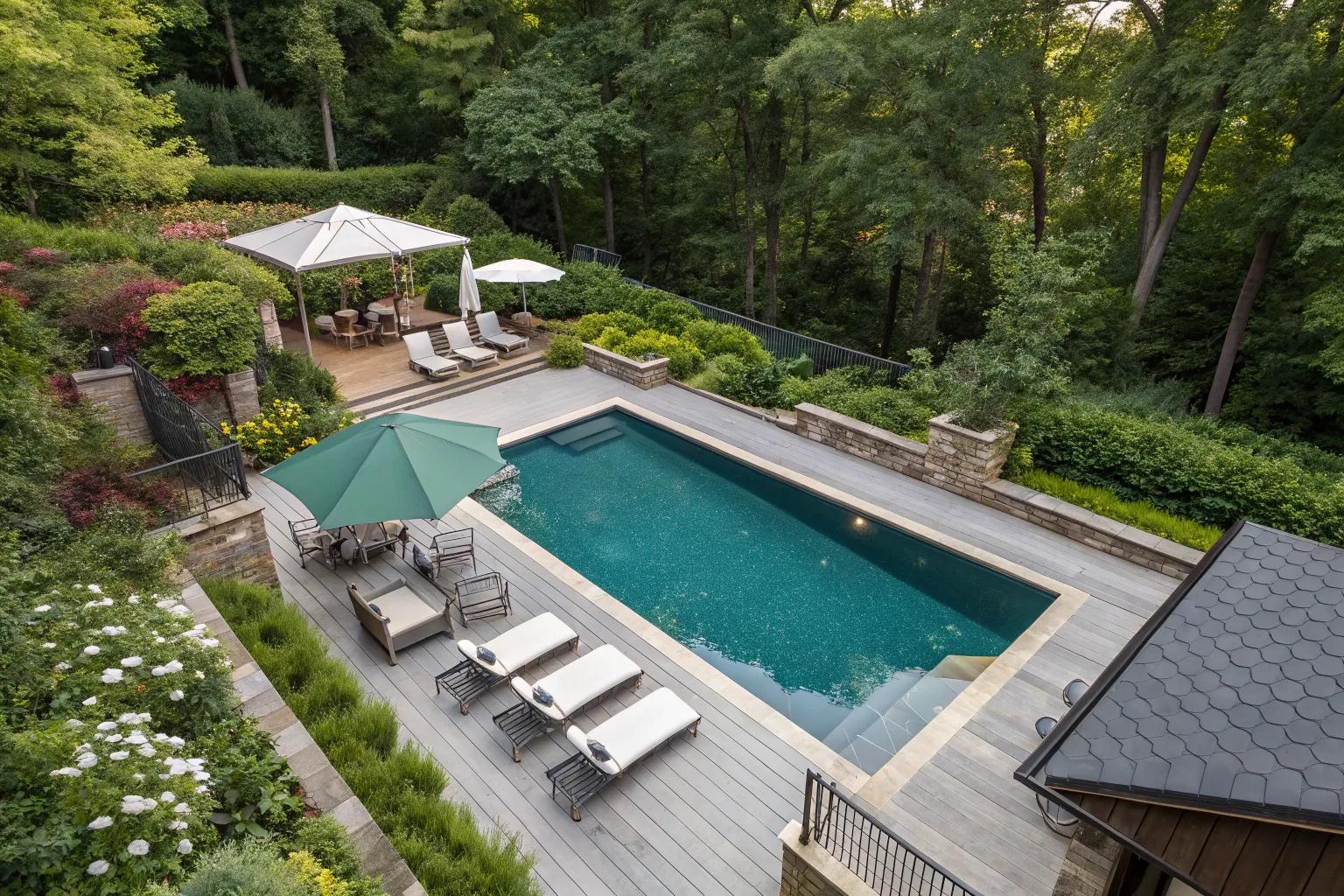 17+ Stylish Pool Deck Ideas for Your Backyard
