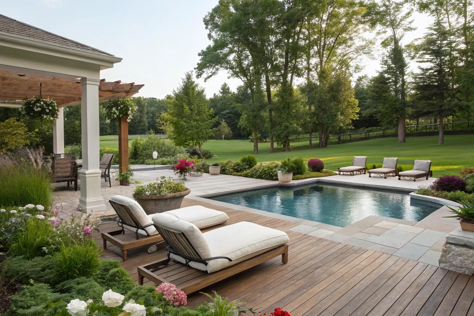 16+ Stunning Pool Patio Ideas for Your Backyard 16+ Stunning Pool Patio Ideas for Your Backyard