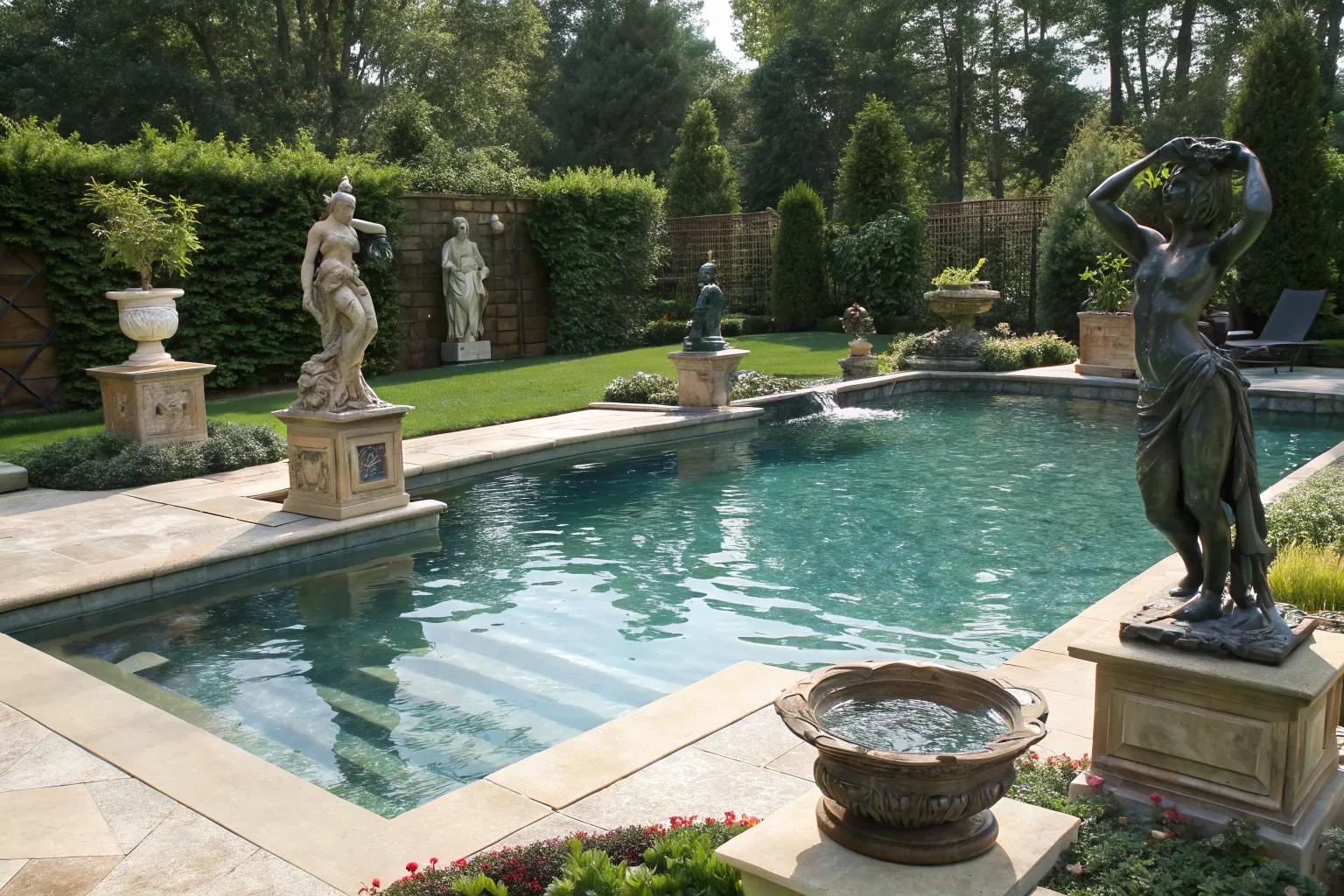 Inspiring Pool Statue Ideas to Elevate Your Outdoor Oasis
