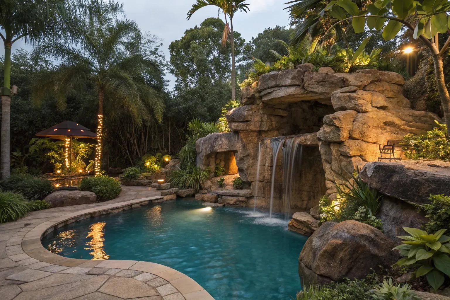 Stunning Pool with Grotto Ideas to Transform Your Home