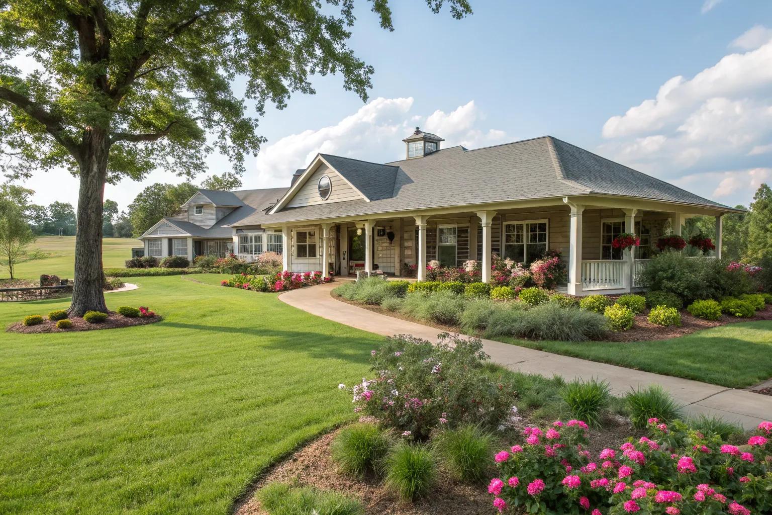 17+ Inspiring Ranch Exterior Ideas