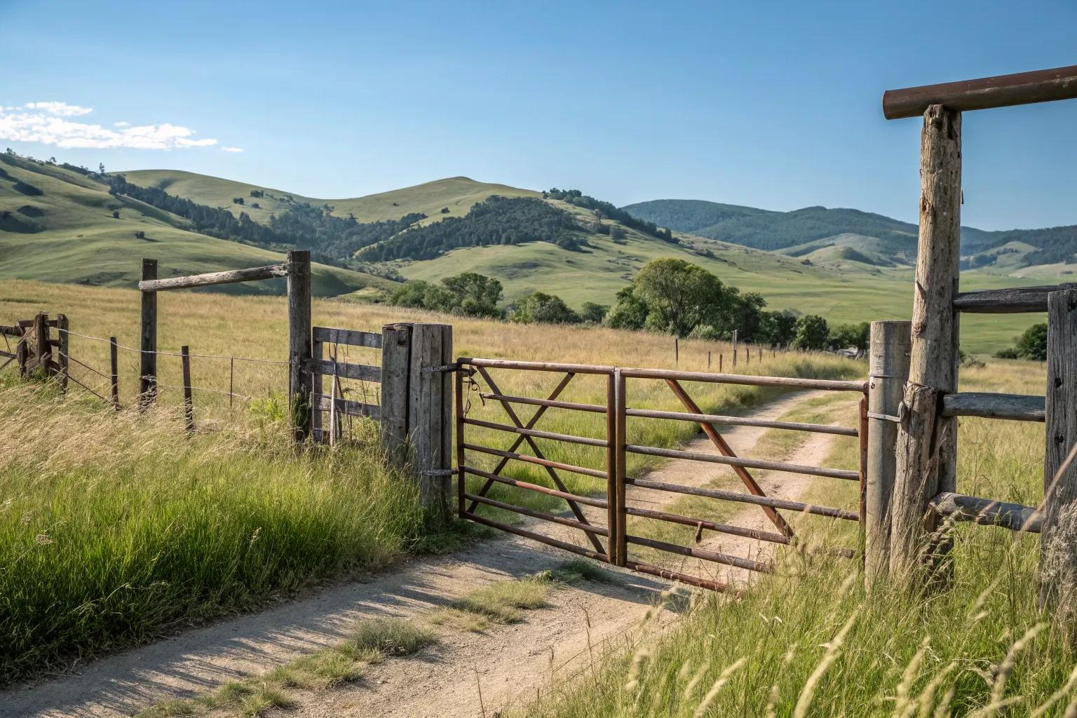 Charming Ranch Gate Ideas to Elevate Your Entryway
