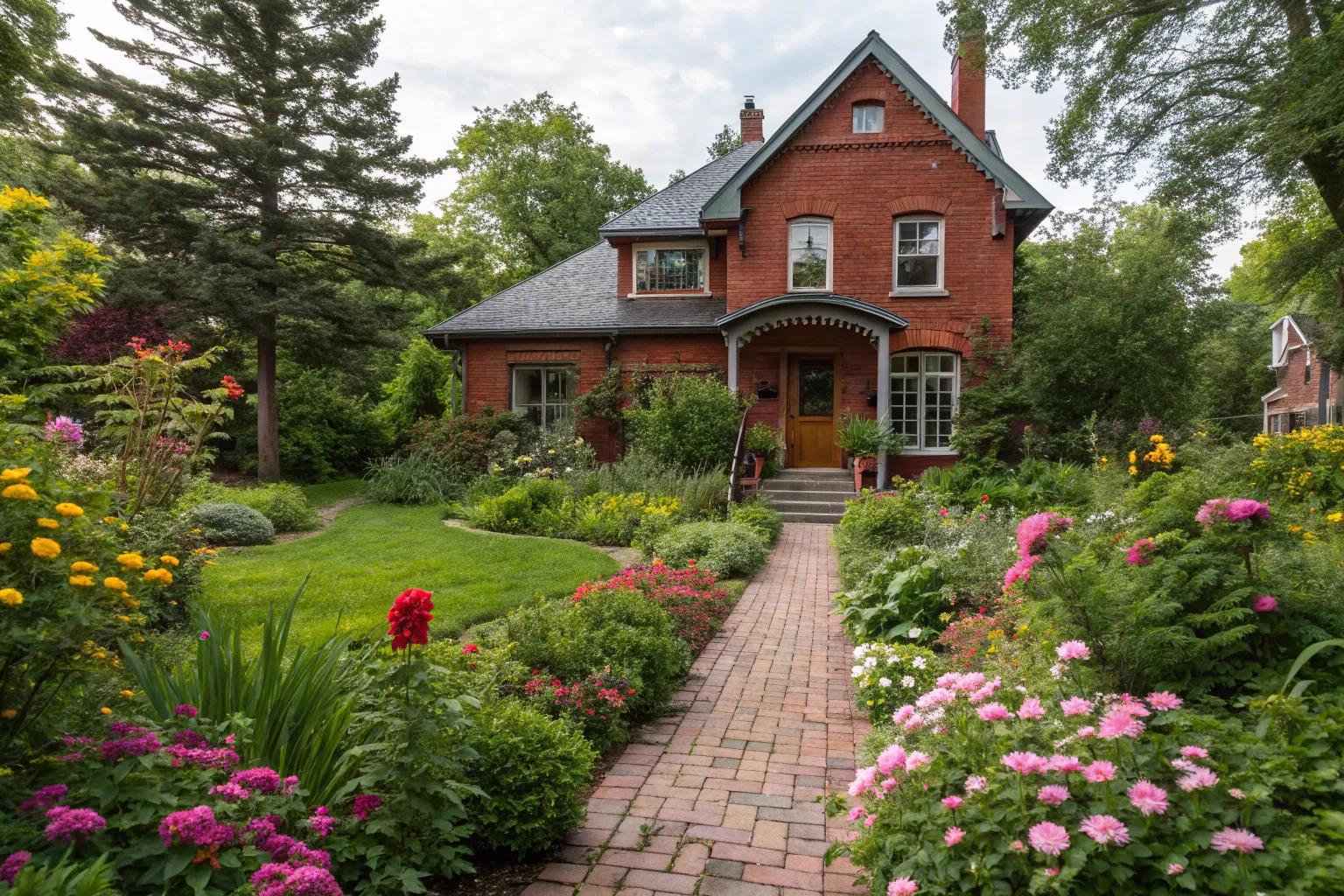 Inspiring Red Brick House Landscaping Ideas for a Stunning Yard Inspiring Red Brick House Landscaping Ideas for a Stunning Yard