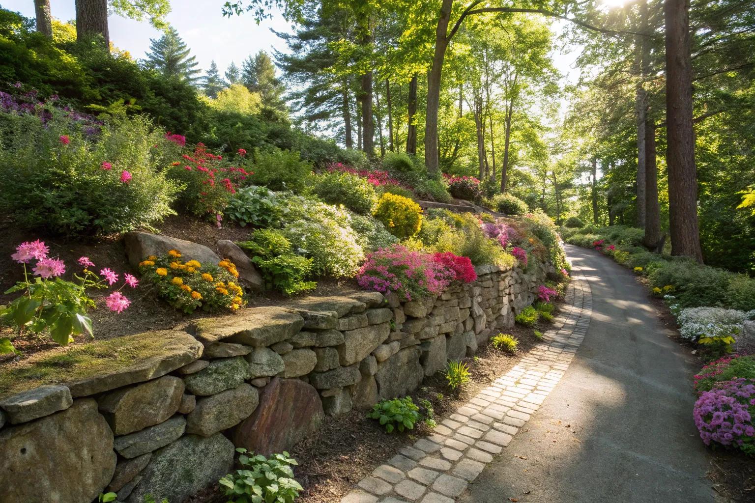 Stunning Rock Wall Garden Ideas to Transform Your Outdoor Space
