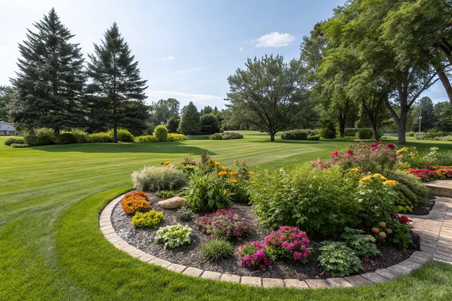17+ Inspiring Round Garden Bed Ideas