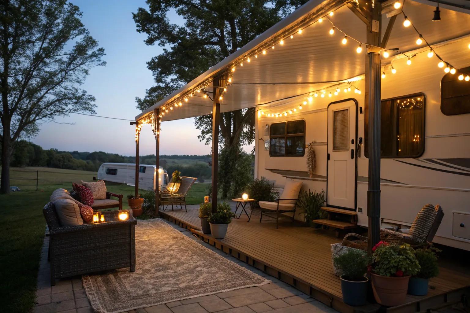 18+ Creative RV Porch Light Ideas to Illuminate Your Space