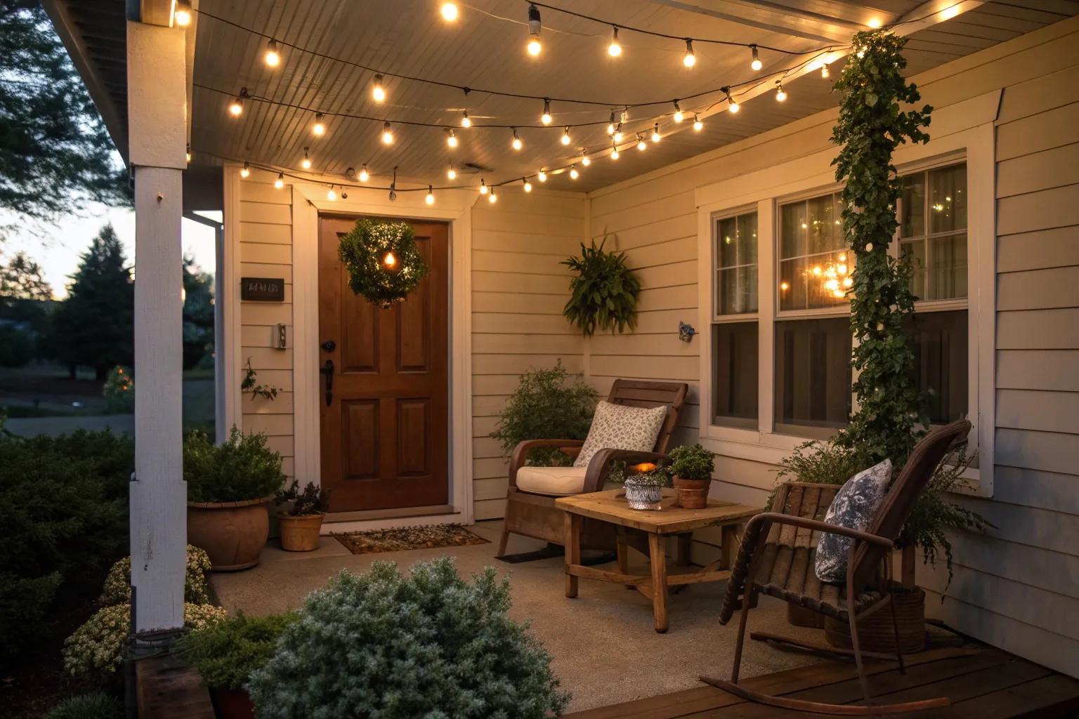 Charming String Light Ideas to Brighten Your Front Porch Charming String Light Ideas to Brighten Your Front Porch