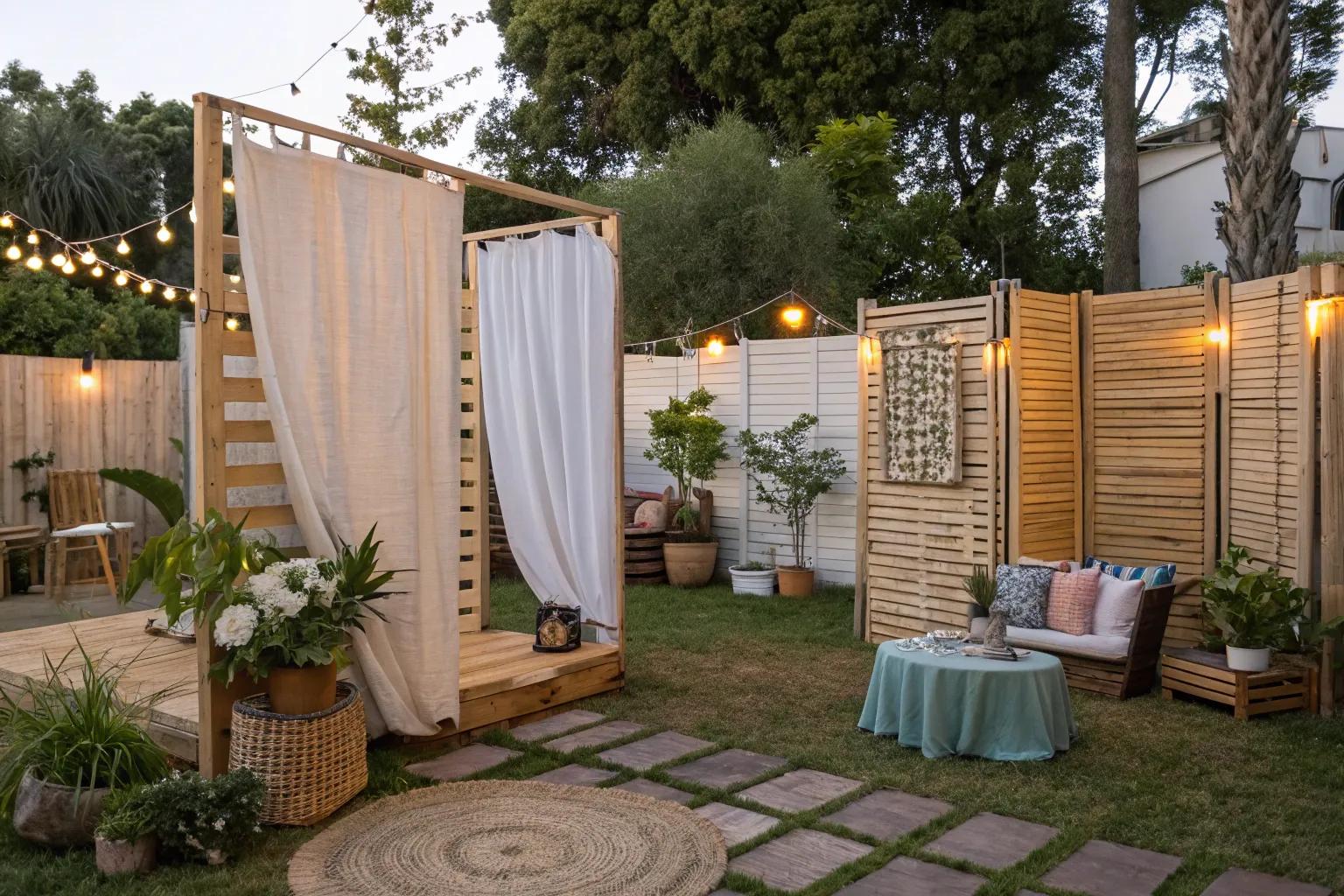 Creative and Inspiring Temporary Outdoor Wall Ideas