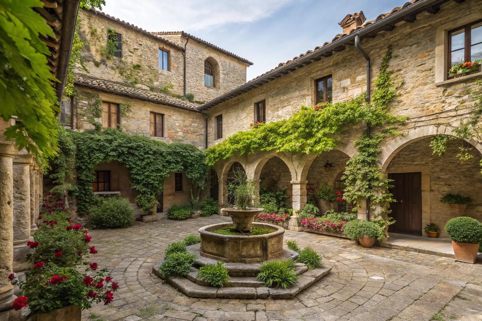Inspiring Tuscan Courtyard Ideas for a Beautiful Outdoor Space Inspiring Tuscan Courtyard Ideas for a Beautiful Outdoor Space