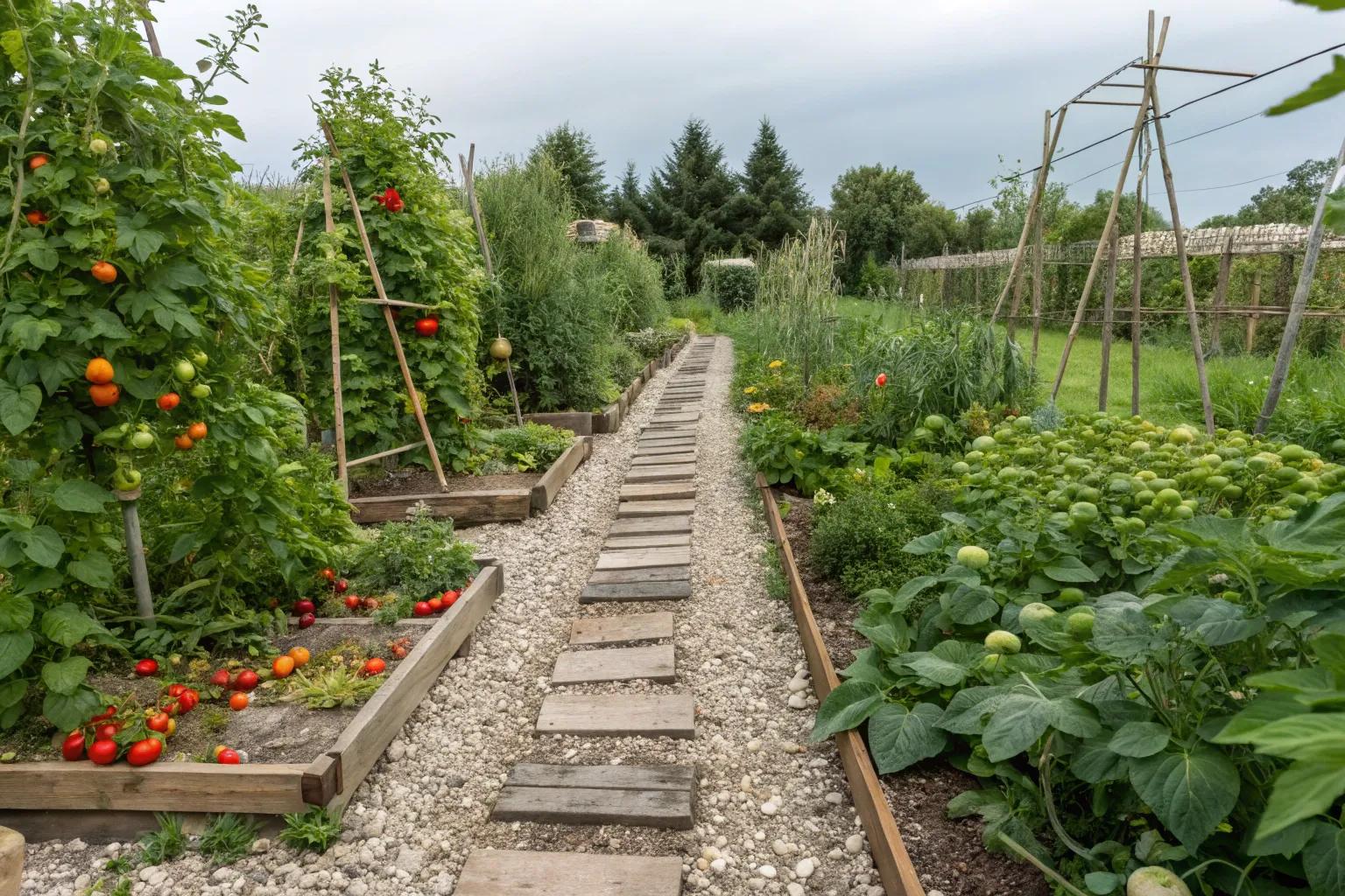 Inspiring Vegetable Garden Path Ideas to Transform Your Outdoor Space