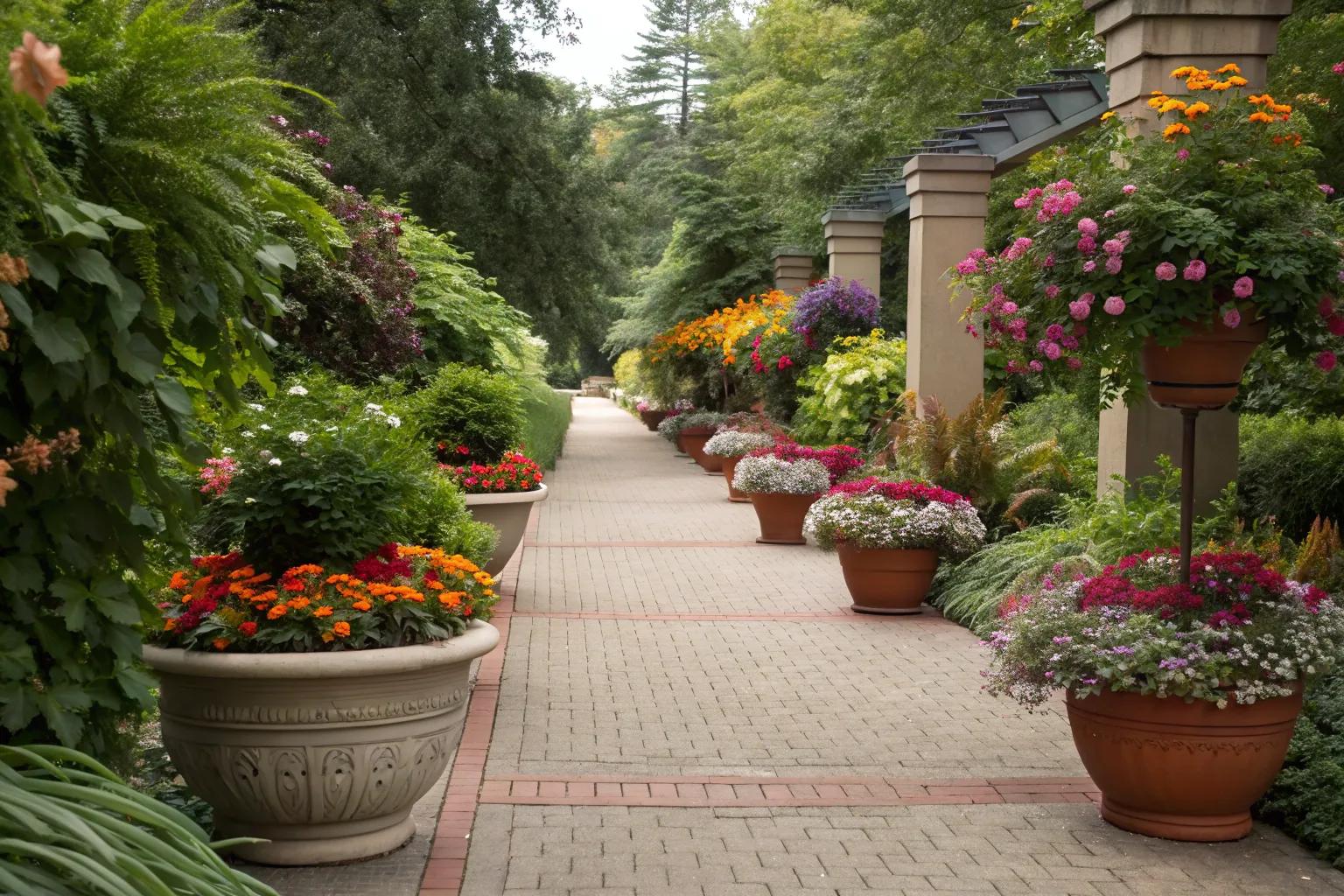 18+ Inspiring Walkway Planter Ideas for Your Home